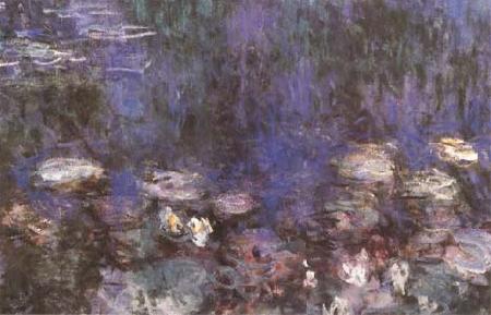 Claude Monet Waterlilies(Green Reflections) (mk09) Spain oil painting art